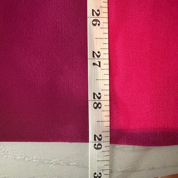 MICHAEL Michael Kors Solid Two Button Blazer Jacket Size 6 Deep Fuchsia - Picture 11 of 12